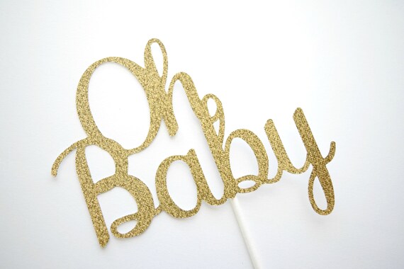 Download Oh Baby Cake Topper Baby Shower Cake Topper Glitter Baby Shower Cake Topper Glitter Oh Baby Cake Topper Glitter Cake Topper By Itsy Bitsy Paper Cuts Catch My Party