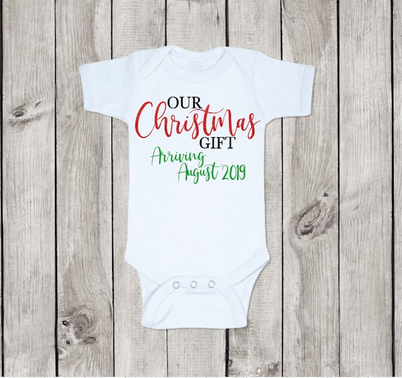 Pregnancy Christmas Announcement, Baby Announcement Bodysuit, Pregnancy Announcement Bodysuit, Pregnancy Announcement Christmas Il_570xn