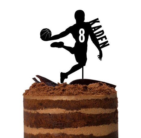 Basketball Cake Topper, Birthday Cake Topper, Basketball Theme Birthday, Basketball Party Decor, Birthday Decor, Birthday Party Decor Il_570xn
