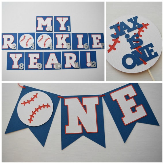 Baseball Birthday Decor, Baseball Birthday Party Pack, Baseball Theme Birthday Decor, 1st Birthday Decor, Birthday Decor Il_570xn