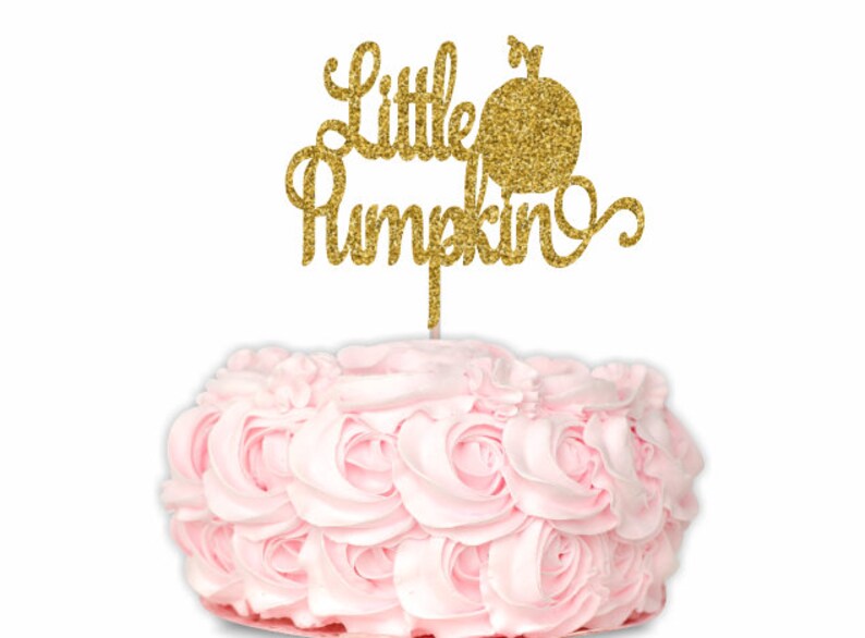 little pumpkin baby shower cake