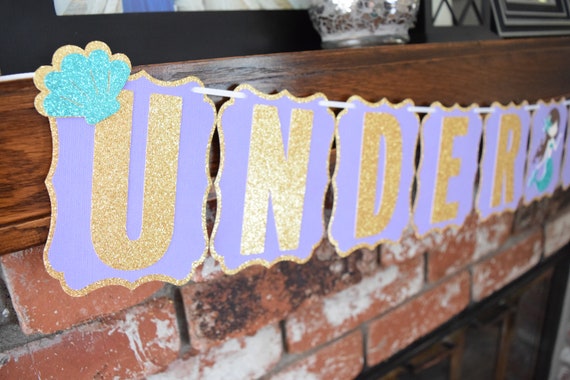 Under The Sea Banner, Mermaid Banner, Mermaid Theme, Under The Sea Theme, Mermaid Party, Under The Sea Party, Birthday Banner Il_570xn