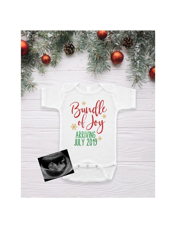 Pregnancy Christmas Announcement, Baby Announcement Bodysuit, Pregnancy Announcement Bodysuit, Pregnancy Announcement Christmas Il_570xn
