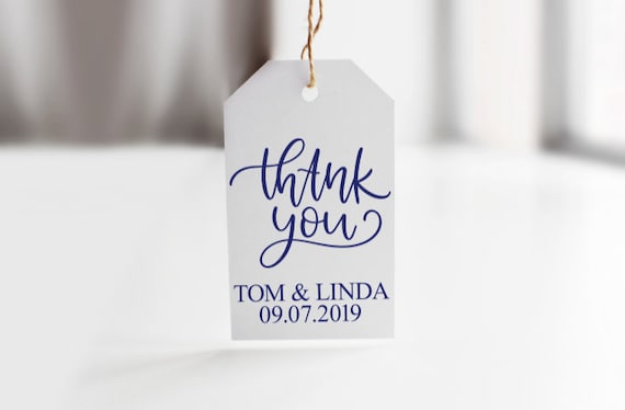 Mini Thank You Favor Tag, Thank You Tags, Wedding Favor Tags, Thank You Favor Tags, Bridal Thank You Tags, Favor Tags, Wedding Favors Il_570xn