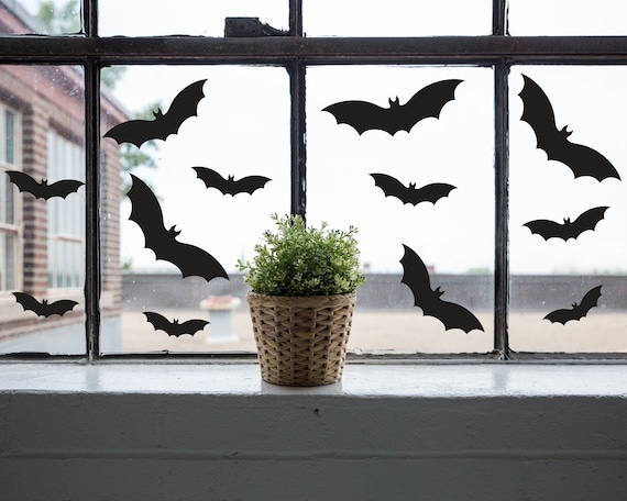 Bat Cartoon Window Decal Custom Sticker Shop