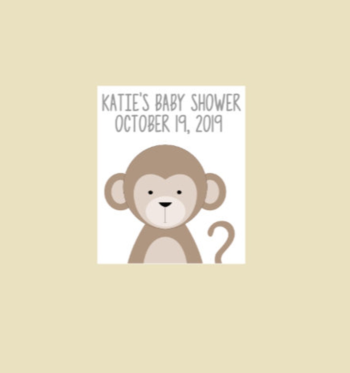 Safari Baby Shower Stickers Safari Stickers Baby Shower Etsy