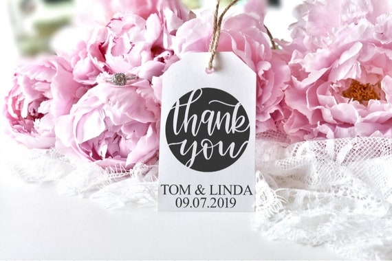 Mini Thank You Favor Tag, Thank You Tags, Wedding Favor Tags, Thank You Favor Tags, Bridal Thank You Tags, Favor Tags, Wedding Favors Il_570xn