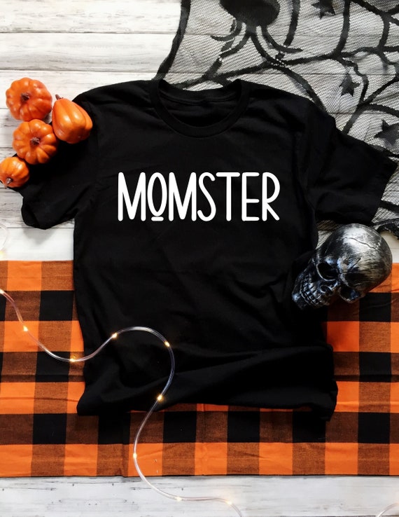 Halloween Shirt, Momster Shirt, Women's Halloween Shirt, Funny Halloween Shirt, Women's Shirt, Bella Canvas Il_570xn