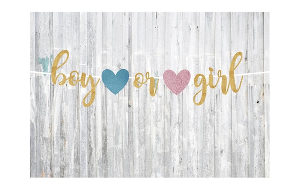 Download Boy Or Girl Banner Gender Reveal Banner Gender Reveal Party Decor Baby Shower Banner Boy Or Girl Gender Reveal Decor Glitter Banner By Itsy Bitsy Paper Cuts Catch My Party