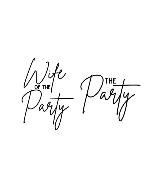 Bachelorette svg, Wife of the Party svg, Bridal Shower svg, Bach svg, Bachelorette party, Bachelorette Party SVG Il_570xn
