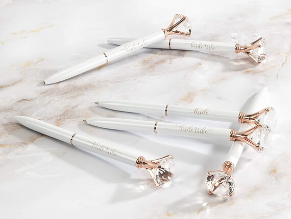 Bridesmaids Diamond Pens, Bridesmaid Proposal Gifts Box, Bachelorette Party Favors, Bride Tribe, Bridesmaids Gifts, Bridesmaid Proposal Il_570xn