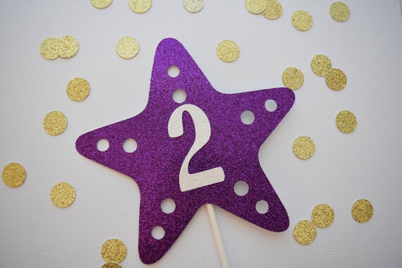 Starfish Cake Topper, Age Cake Topper, 1st Birthday Decor, Glitter Cake Topper, Under The Sea Party Decor, 1st Birthday Party, Smash Cake Il_570xn