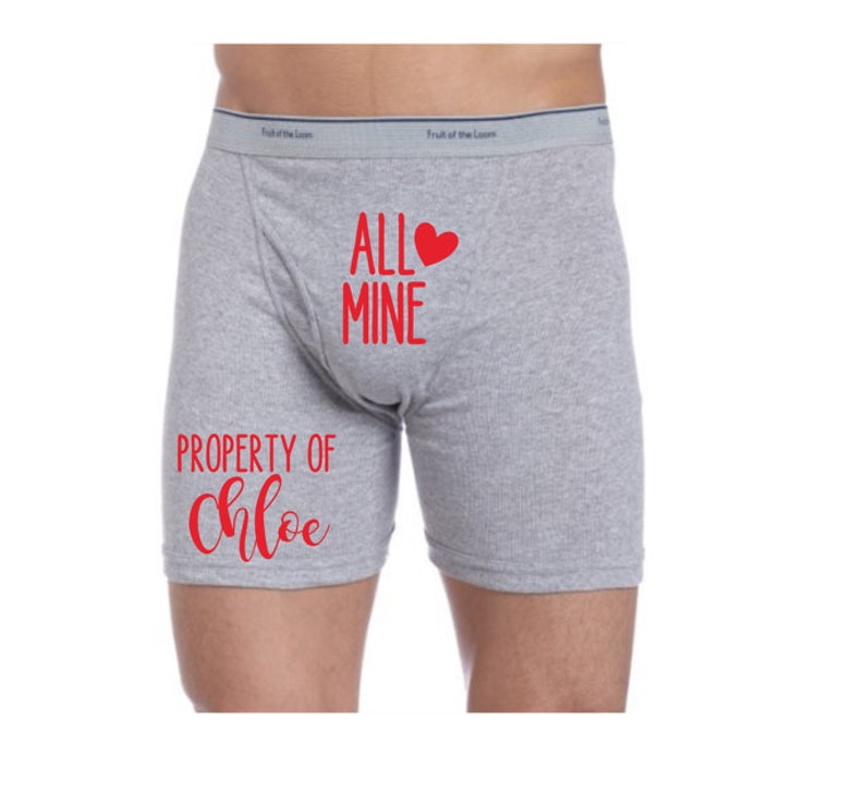 Anniversary Boxers Valentine's Boxers Boyfriend Etsy