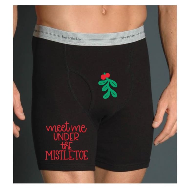 Men's Christmas Boxers Funny Christmas Boxers Boyfriend Etsy