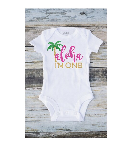 Download Hawaiian First Birthday Outfit Hawaiian First Birthday Aloha Outfit 1st Birthday Bodysuit By Itsy Bitsy Paper Cuts Catch My Party