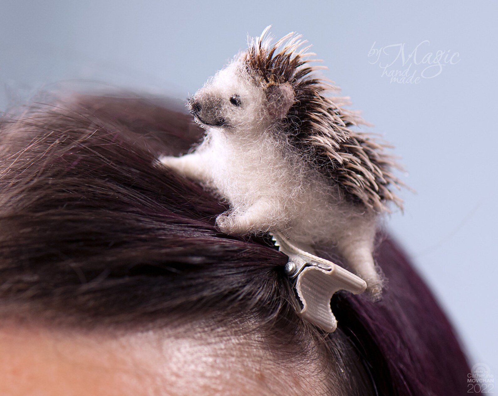 Hedgehog Hair Clip Hedgie Hair Accessory Hair Jewelry Etsy