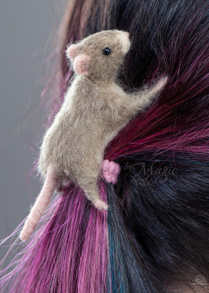 Bobby Pin With A Needle Felted Rat Wool Hairpin Etsy bobby-pin-with-a-needle-felted-rat-wool-hairpin-etsy