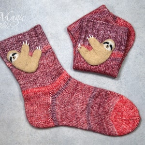 Chaussettes Animaux 3D Tricotées - Motifs Mignons Pour Noël, Cadeau Hiver - Taille Unique, Coton Chaud