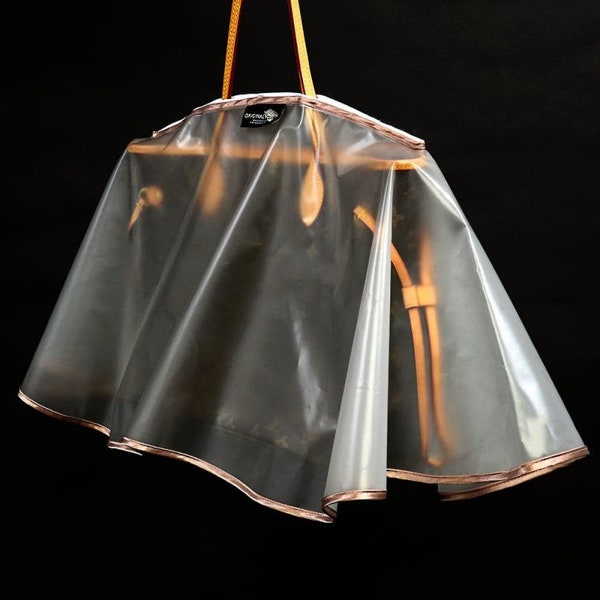 Tasregenjas (middelgroot) - Regenjas - Voor designerhandtassen, draagtassen en portemonnees / Handtasregenbeschermer voor designertassen