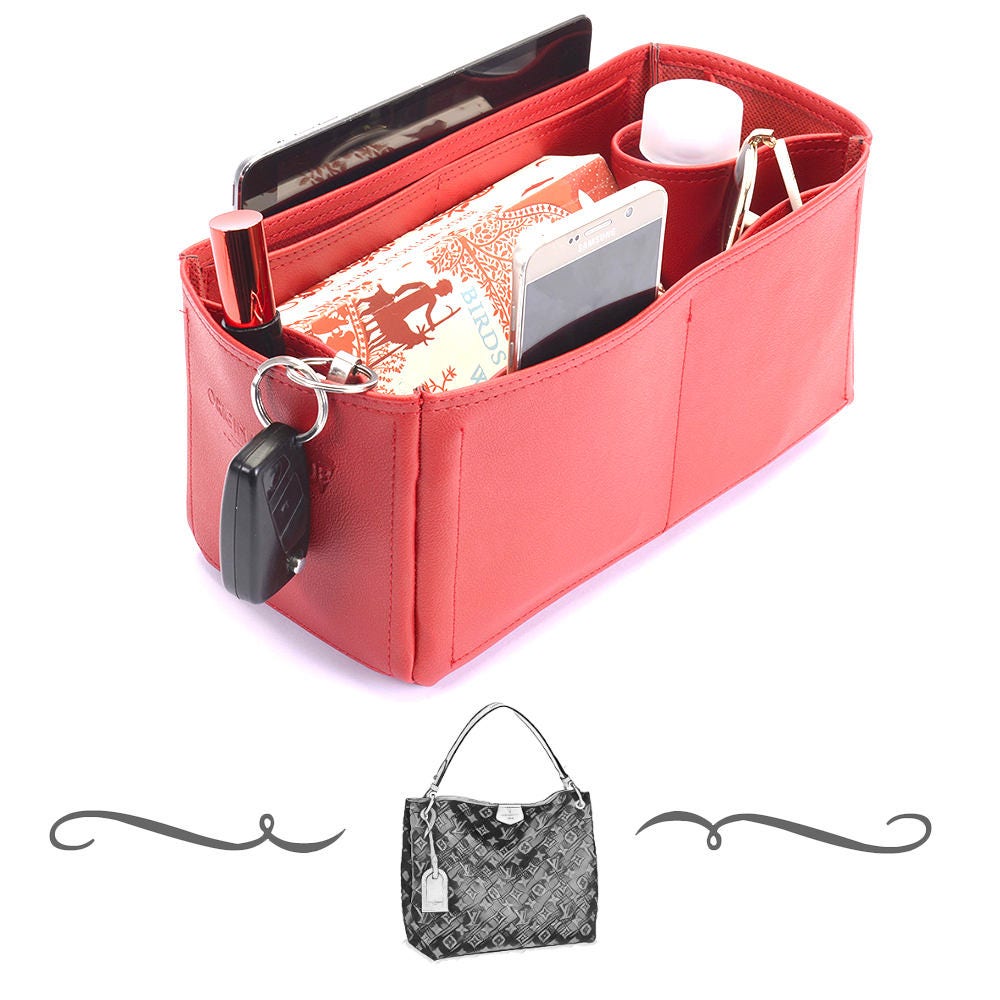 Graceful PM Deluxe Leather Handbag Organizer Leather bag ...