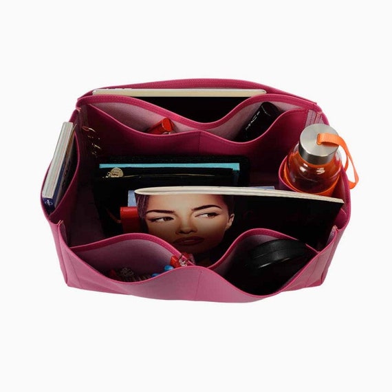  Vegan Leather Handbag Organizer in Blush Pink Color Compatible  for the Designer Bag Speedy 30 : Handmade Products
