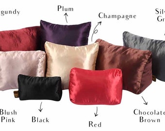 Satin Purse Storage Pillow for Artsy Bags | Bag Shaper Pillow | Storage Pillow | Handbag Storage | Purse Stuffer