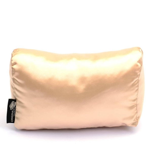 Bir.kin Satin Pillow Luxery Bag Shaper in Champagne / Satinkissen Bag Former für Bir.kin 25, 30, 35, und 40 / Bir.kin Satin Pillow Shaper