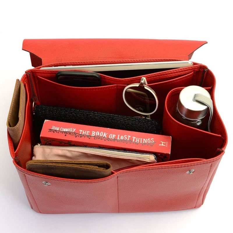 N.full MM Vegan Leather Handbag Organizer With Removable | Etsy