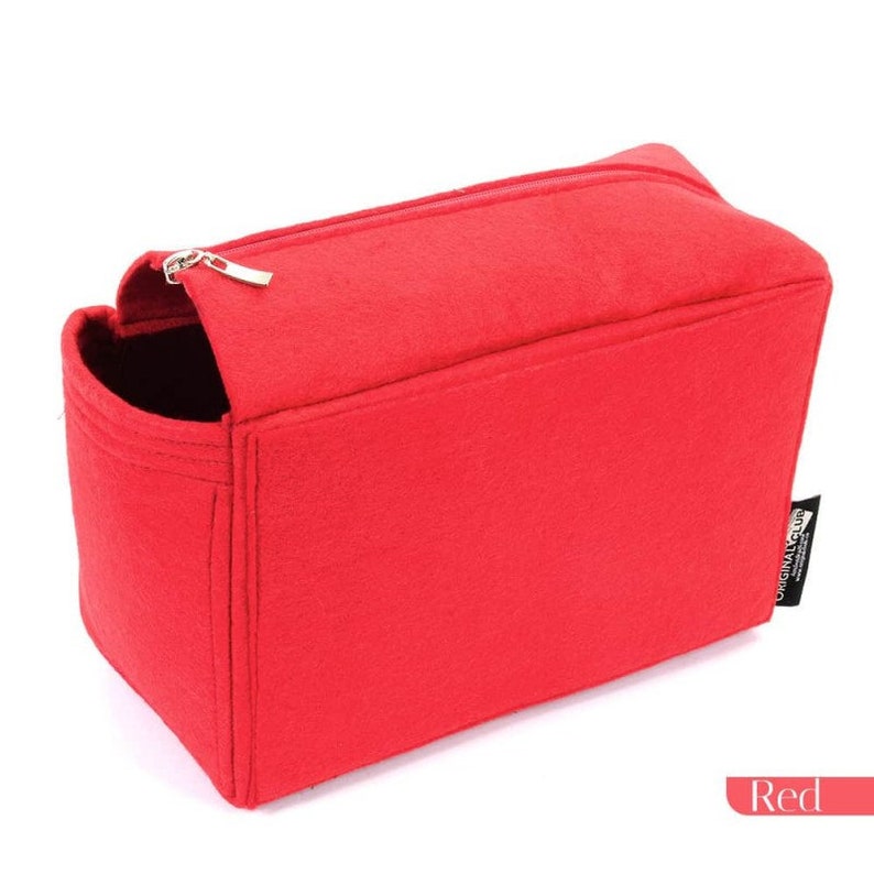 To.tally GM V-Zip Style Felt Bag and Purse Organizer / Purse Insert for To.tally GM / To.tally GM Bag Insert image 6