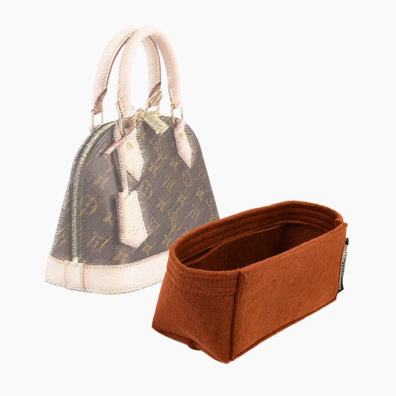 Alma Basic Style Felt Bag and Purse Organizer Bag Insert for Alma bb Alma MM Alma PM and Alma GM Alma Purse Insert