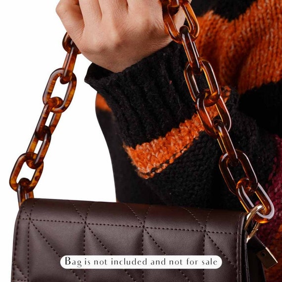 Bag chain strap Acrylic chain Purse chain bag handle bag strap handbag strap Shoulder Bag chain
