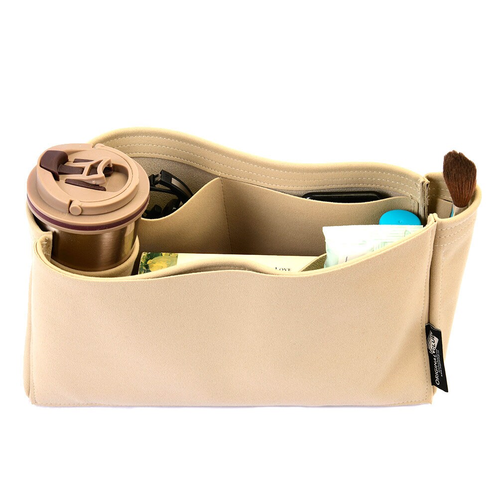 Ce.rf Tote Suedette Leather Bag and Purse Organizer in 
