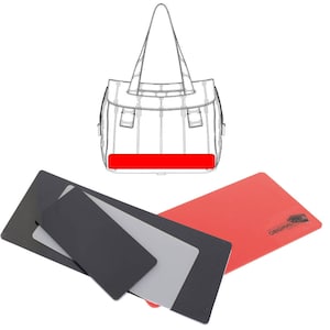 Custom Size Acrylic Bag Base Shaper / Acrylic Handbag Base and Bottom Shaper image 2