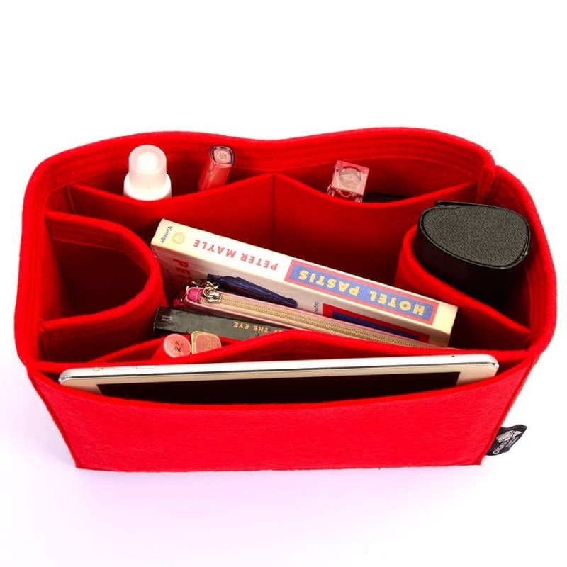 On the Go All-in-one Style Felt Bag and Purse Organizer / 