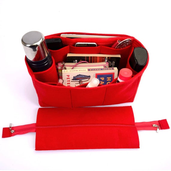Handbag Organizer with Detachable Zipper Top Style for Delightful MM (New),  MM (Old) and GM