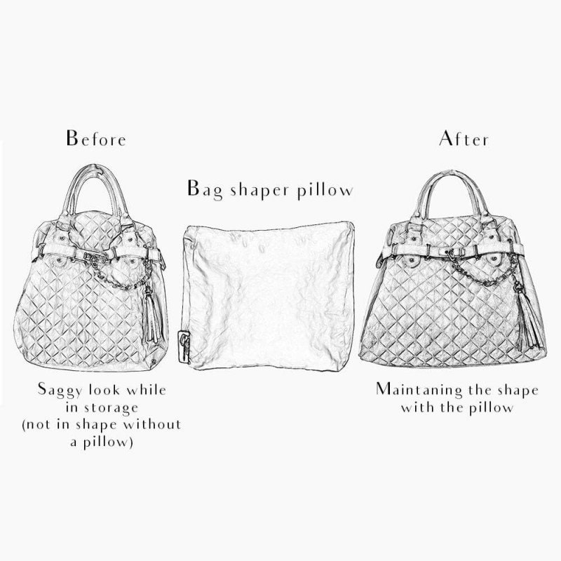 Satin Pillow Luxury Bag Shaper For Louis Vuitton's Cluny MM