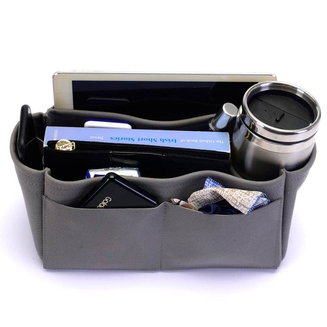 Suedette Singular Style Leather Handbag Organizer for Hermes