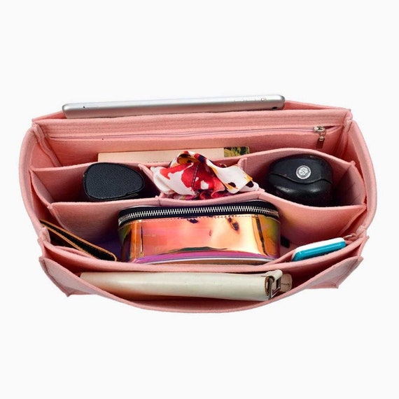 On the Go All-in-one Style Felt Bag and Purse Organizer / 
