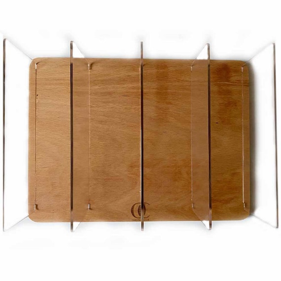 Separadores de estantes para armarios, separadores de estantes de madera, 6  separadores de estantes transparentes perfectos para organizador de ropa y