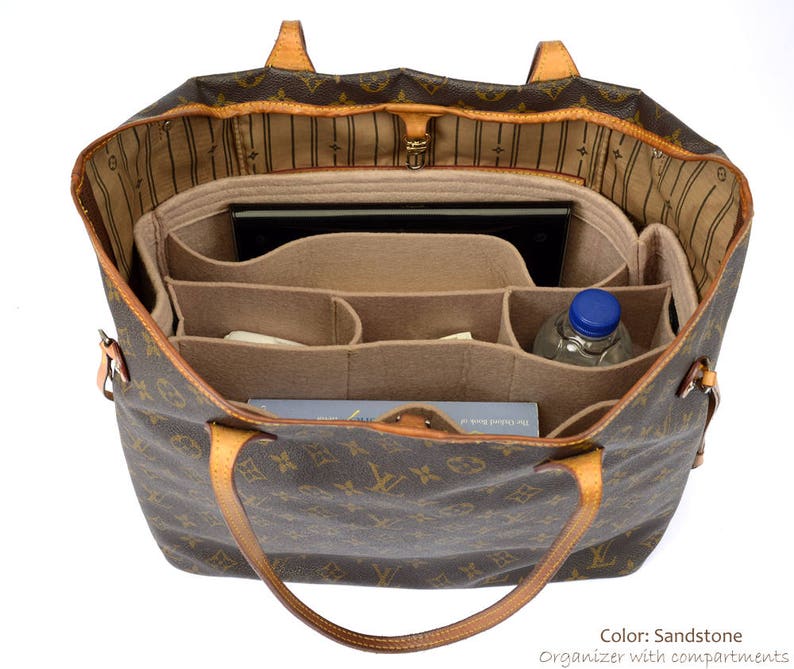 Purse Organizer with Removable Velcro Middle Compartments for Etsy