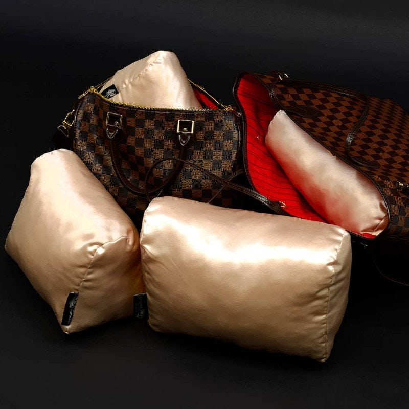 Satin Pillow Luxury Bag Shaper For Louis Vuitton Speedy 25/30/35/40  (Burgundy) - More colors available