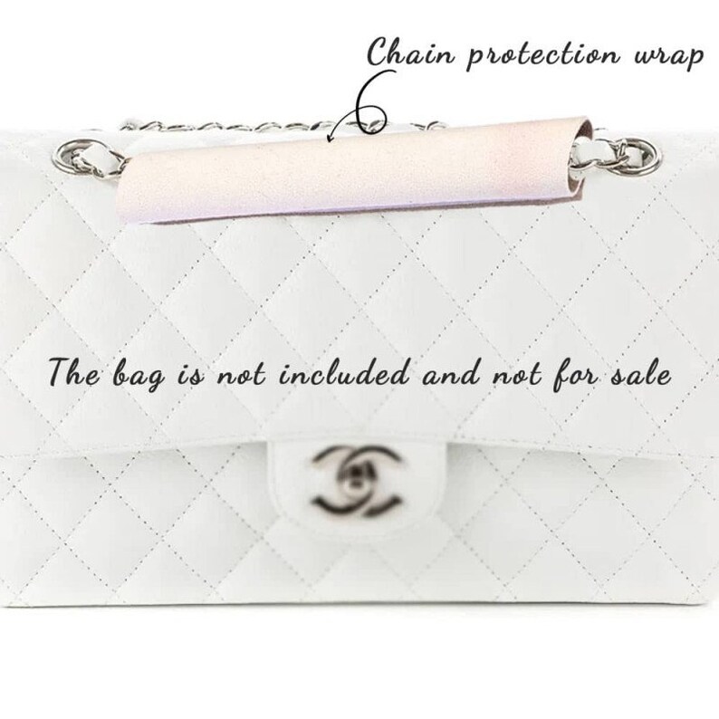Chain Protection Wrap in Suedette for Flap Handbags / Suedette Etsy