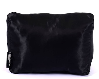 Bir.kin Satin Pillow Luxury Bag Shaper in Black / Satin Pillow Bag Shaper for Bir.kin 25, 30, 35, and 40 / Bir.kin Satin Pillow Bag Shaper