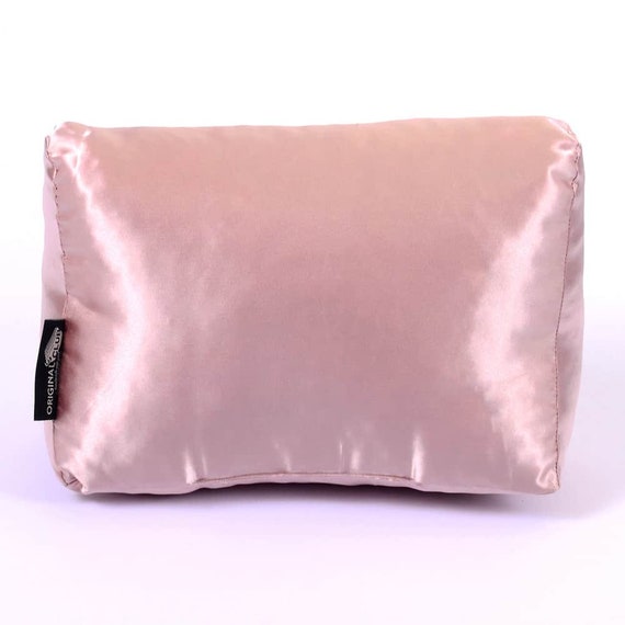 Satin Pillow Luxury Bag Shaper in Champagne Compatible for The Designer Bag Speedy 25