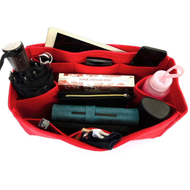On the Go Regular Style Felt Bag and Purse Organizer / Purse Etsy