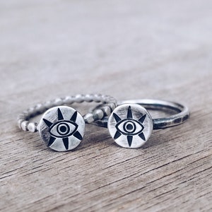 Dida Midi Ring // MADE TO ORDER Hand Stamped Sterling Silver Upper Knuckle Ring. Sterling midi ring.  Sterling knuckle ring.