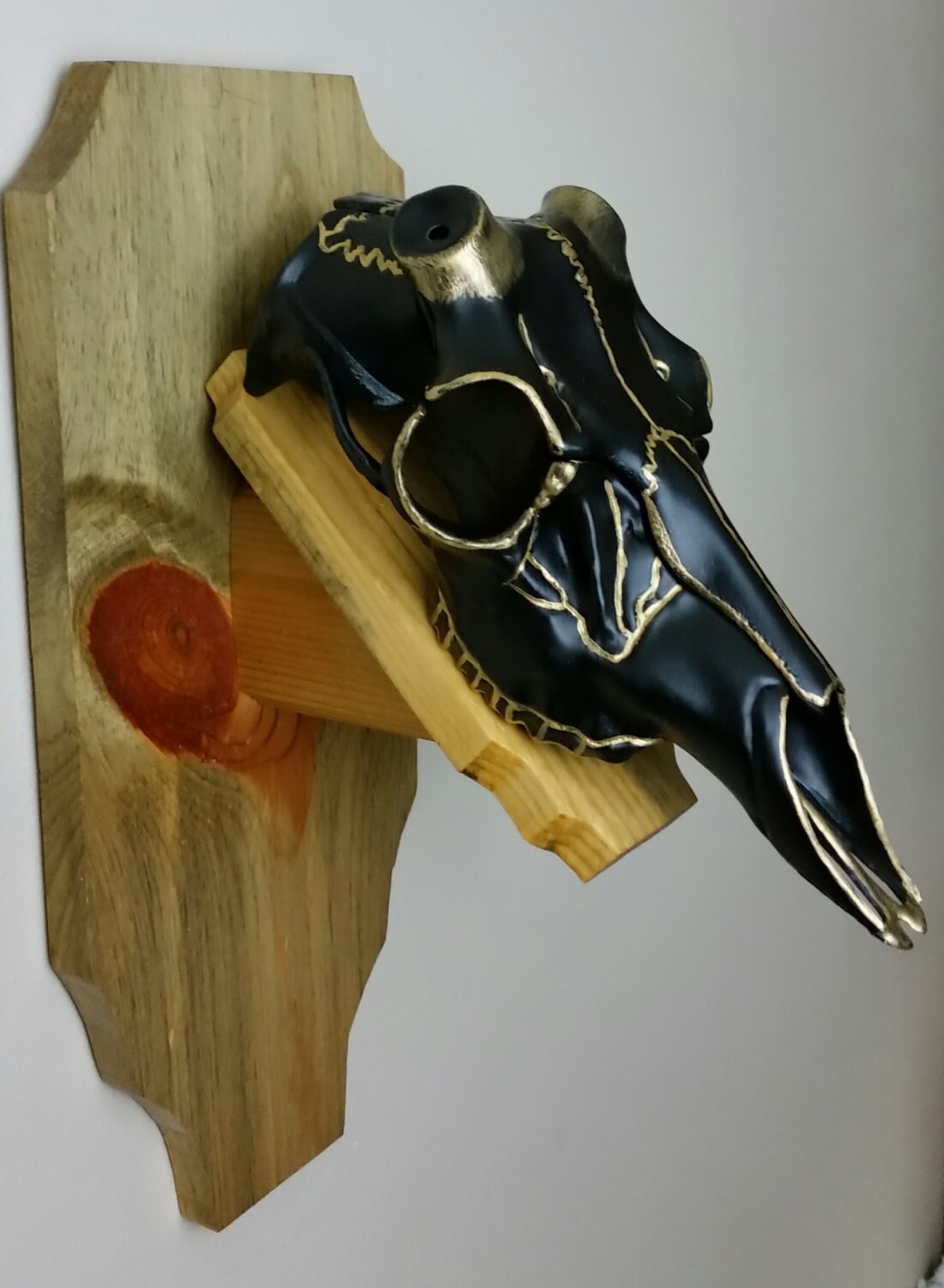 Handpainted Replica Deer Skull for Mounting Mule Deer or Whitetail