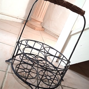 Unique French wine display/ service quality barware traditional bottle holder display brasserie décor vintage traditional rustic bottl