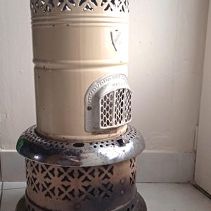 Ornate vintage Valor fuel heater kerosene paraffin portable heater indoor outdoor sturdy quality heater stove ornate vintage portable heater