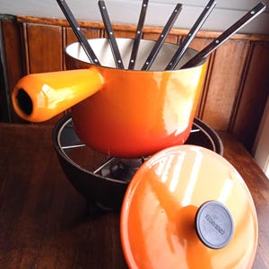 Vintage fondue le creuset - Etsy 日本